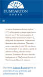 Mobile Screenshot of dumbartonhouse.org